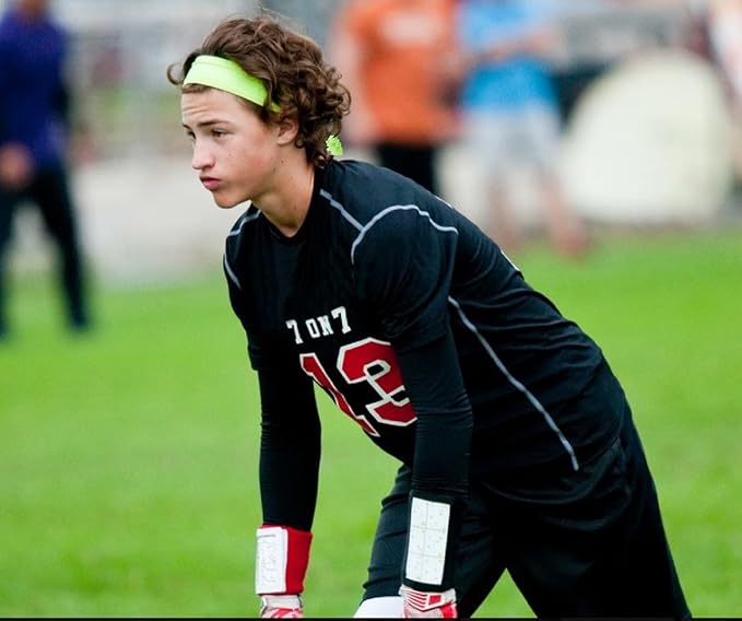 Kenz Laurenz Headbands Tie on Headband for Women Men Running Athletic Hair Head Band Elastic Sports Sweat Basketball Sweatband Stetchy Yoga Workout Sweatbands Adjustable Non-Slip Moisture Wicking