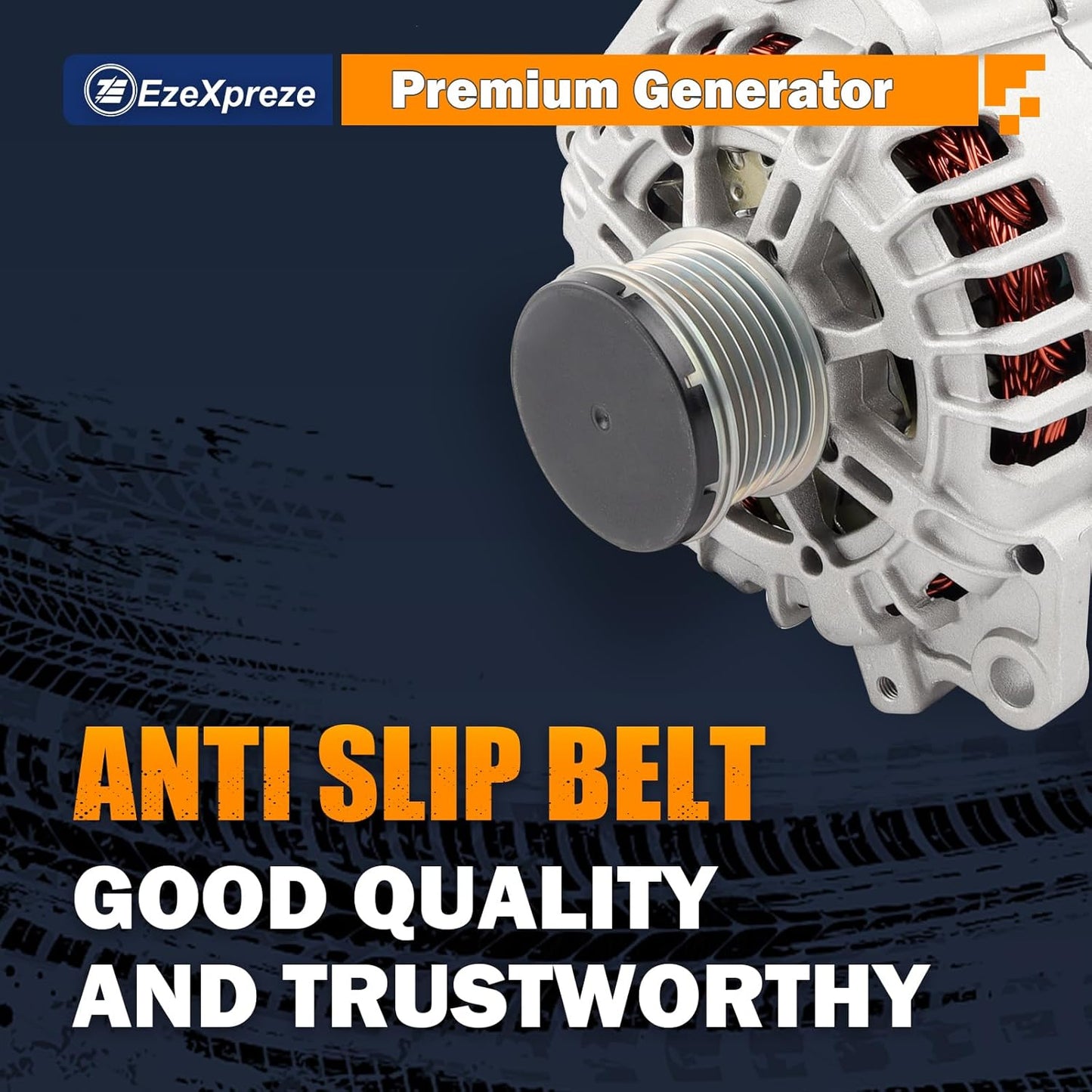 Ezexpreze Alternator fit for Nissan Altima 2007-2012 L4 2.5L, for Sentra 2007-2012, for Rogue 2011-2013, OE# 11258 11458 11567 23100-JA02A 11258N