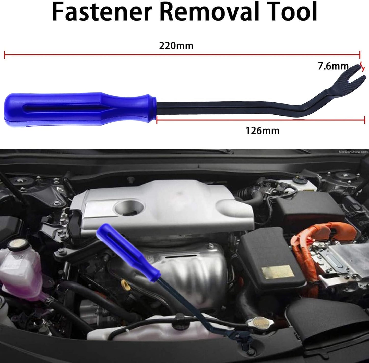 801pcs Car Push Retainer Clips with 24 Popular Push Pins for Auto Parts - Sizes - Blue Fastener Remover Tool for Toyota, GM, Ford, Honda, Acura, Chrysler