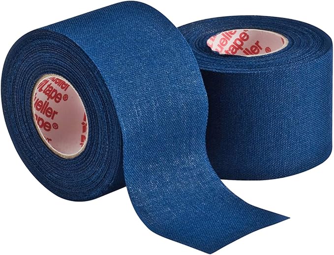 MUELLER Sports Medicine MTape Rolls, Quality Athletic Tape, Easy to Tear for Fast & Effective Taping, 1.5" x 10 Yards Per Roll, 2 Rolls