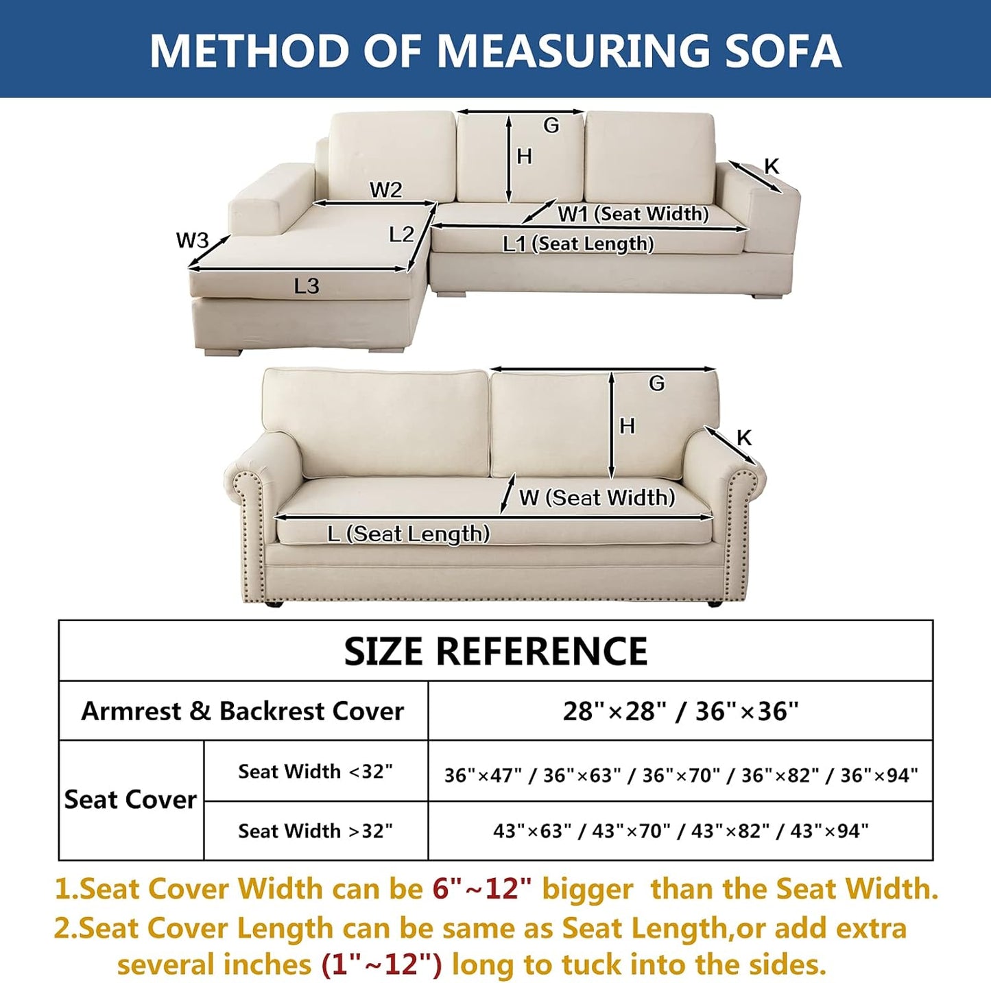 Eismodra Couch Cover,Sectional Couch Covers,Sofa Covers for 3 Cushion Couch,Anti-Slip Sofa Slipcovers for Dogs Cats Kids Loveseat Recliner L Shaped Armrest Backrest,Coffee 36''x70''(Only 1 Piece)