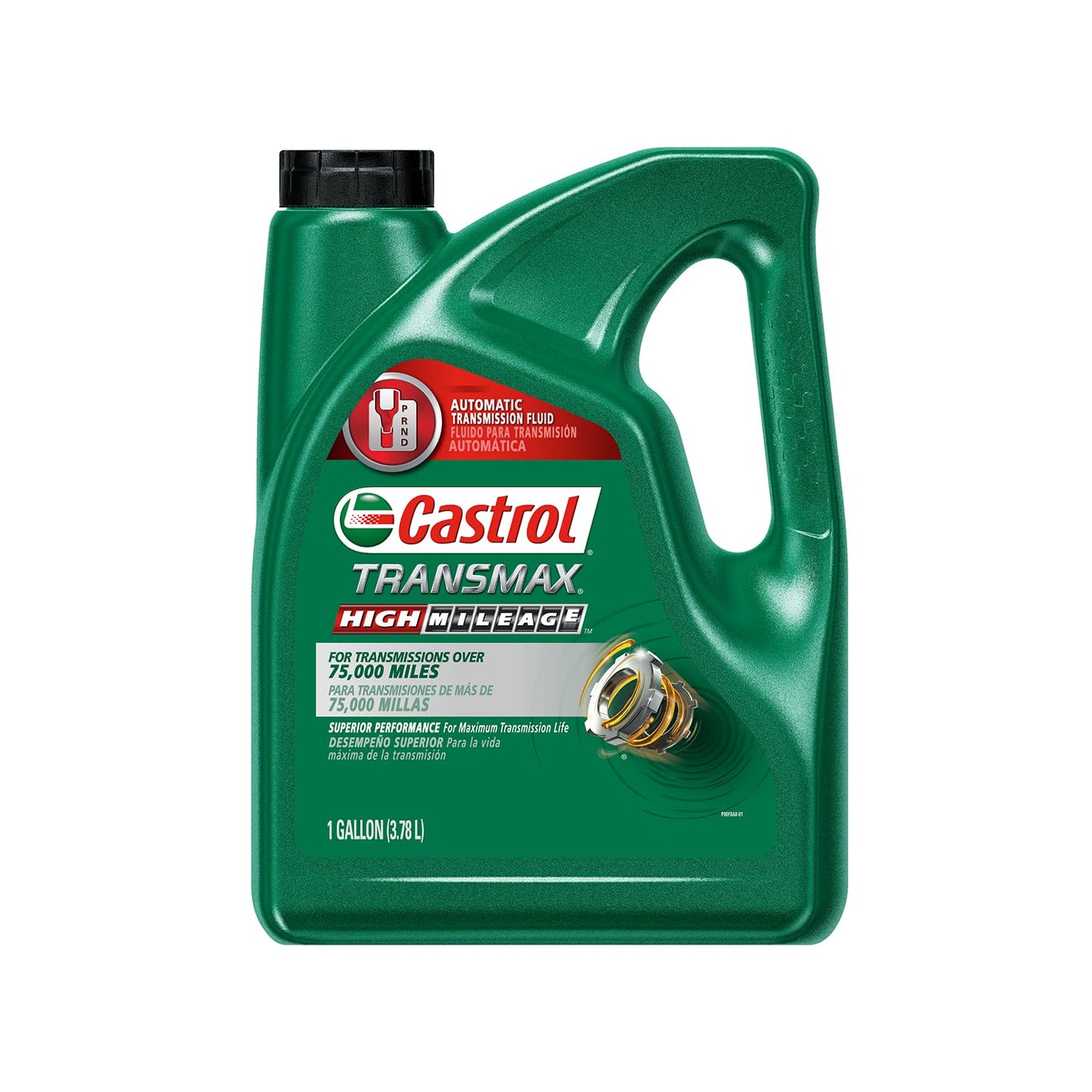 Castrol Transmax High Mileage Automatic Transmission Fluid, 1 Gallon (Pack of 1)