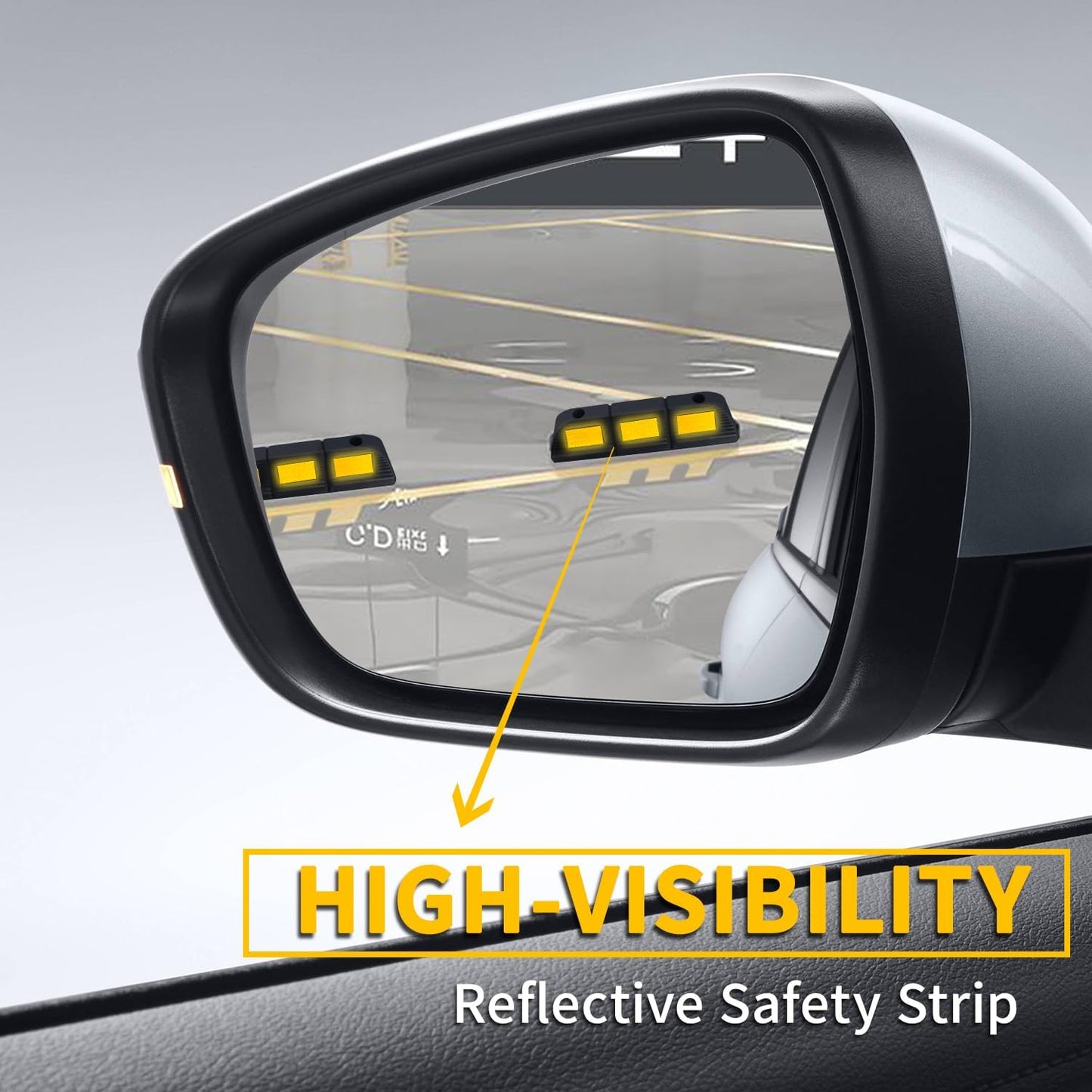 Parking Stopper for Garage Parking Aid 2 Pack Block, Car Truck Curb Floor Parking Lot Wheel Tire Stops Bumpers with Bolt Installation, Rubber Vehicles Aid Gadgets