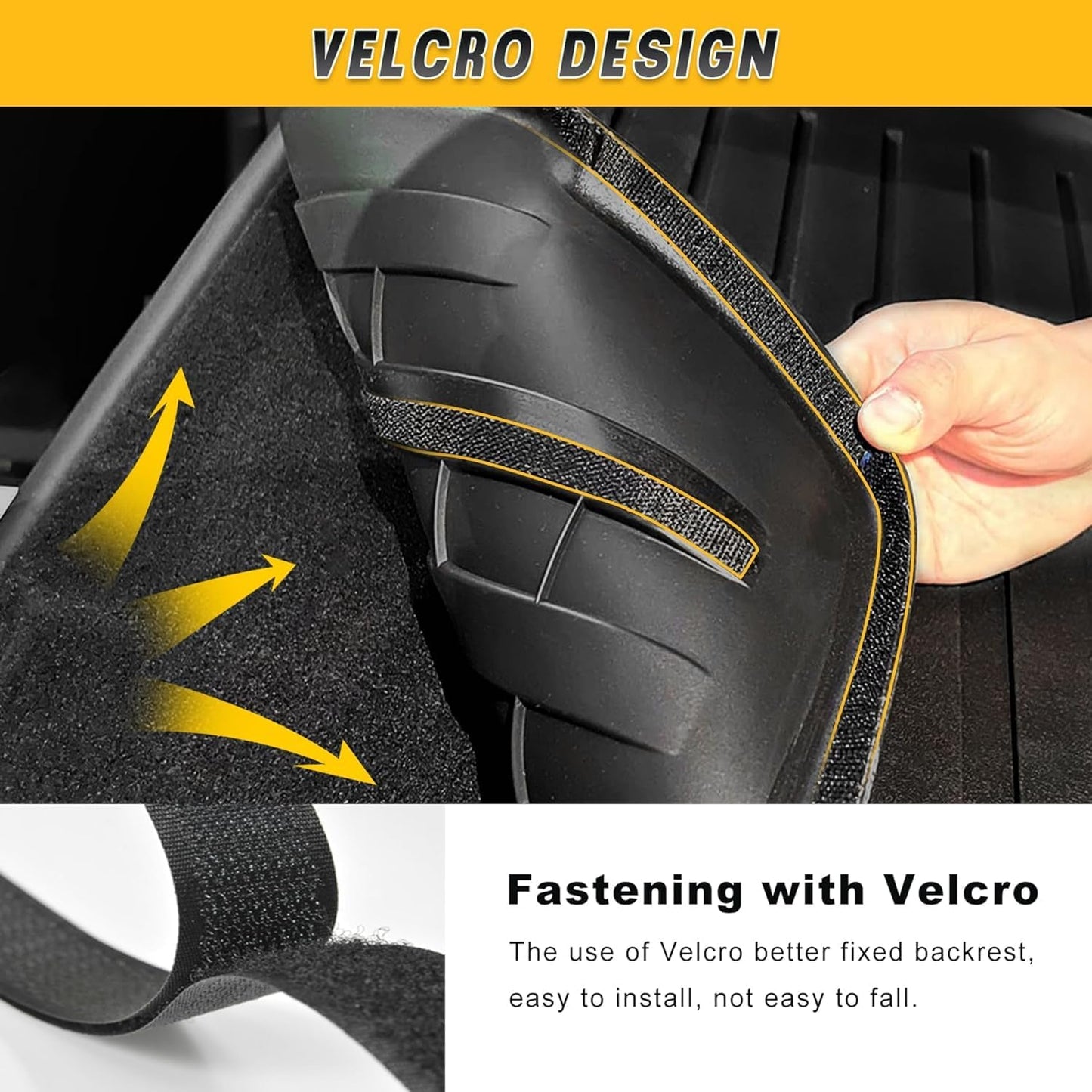 2025 HRV Cargo Liner & Backrest Mat Fit for Honda HR-V HRV 2023 2024 2025 2026 & Acura ADX 2025: All Weather Protection Cargo Mat with 2nd Row Back Seat Protector - TPE Trunk Liner HRV Accessories