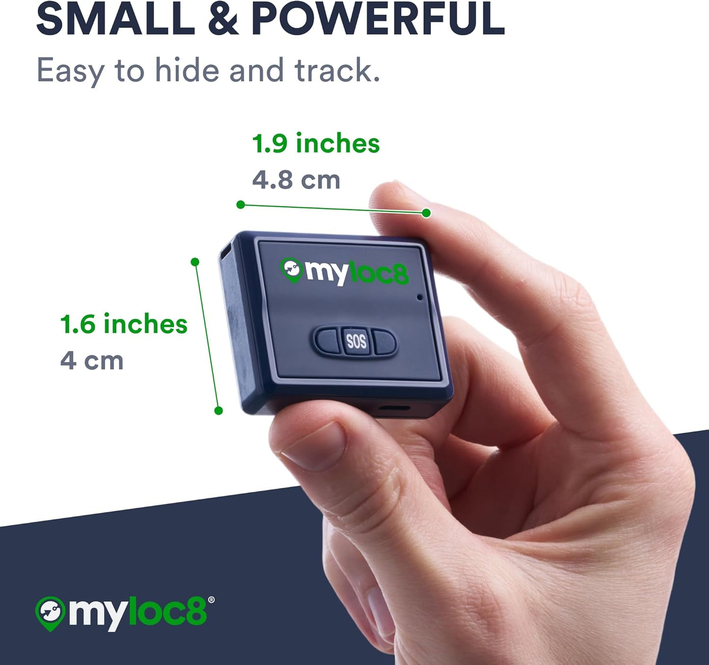 GPS Tracker for Vehicles with Magnet– 4G LTE Real-Time Location Device with App, Built-in SIM, 14-Day Battery – Anti-Theft GPS Tracker for Car, Motorcycle, Scooter, Bike - 4-Mo Subscription Incl