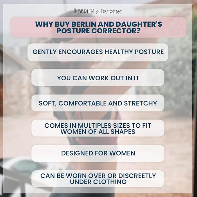 Posture Corrector - Fully Adjustable Breathable Clavicle Chest Back Support Brace for Improves Posture & Provide Lumbar Support Back Pain Relief - Perfect for Men & Women - X Small