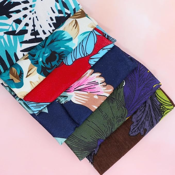 IVARYSS Headbands for Women, Non-Slip, Premium Stretchy Head Bands Hair Accessories,Wear for Yoga, Fashion, Working Out, Travel or Running, 6 Pack, Floral