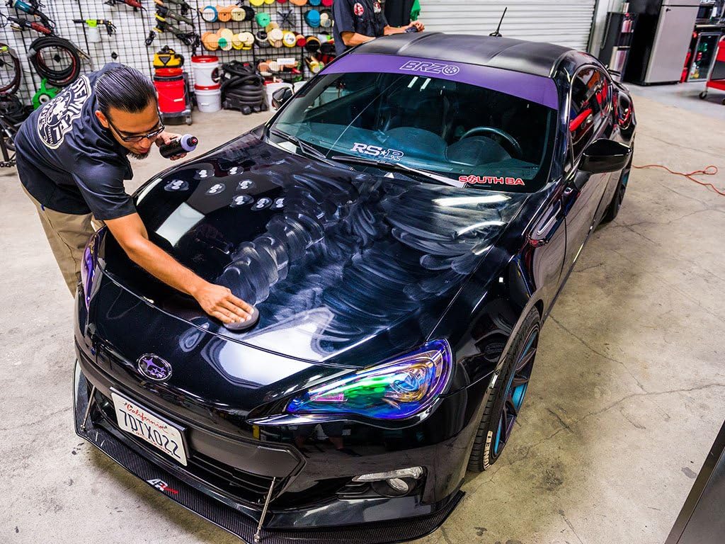 Chemical Guys GAP 619 16 Black Light Hybrid Radiant Finish, Glaze & Sealant, (Safe for Cars, Trucks, SUVs, & More) for Black and Dark Colored Cars, 16 fl oz