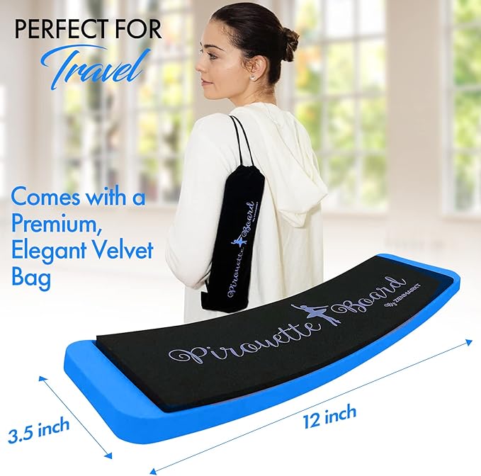 Zenmarkt Turning Boards for Dancers - Ballet Spin Boards for Dancers, Ice Skaters, Cheerleaders, and Gymnasts - Specially Designed to Improve Your Turns, Balance, and Stability - Home Dance Equipment