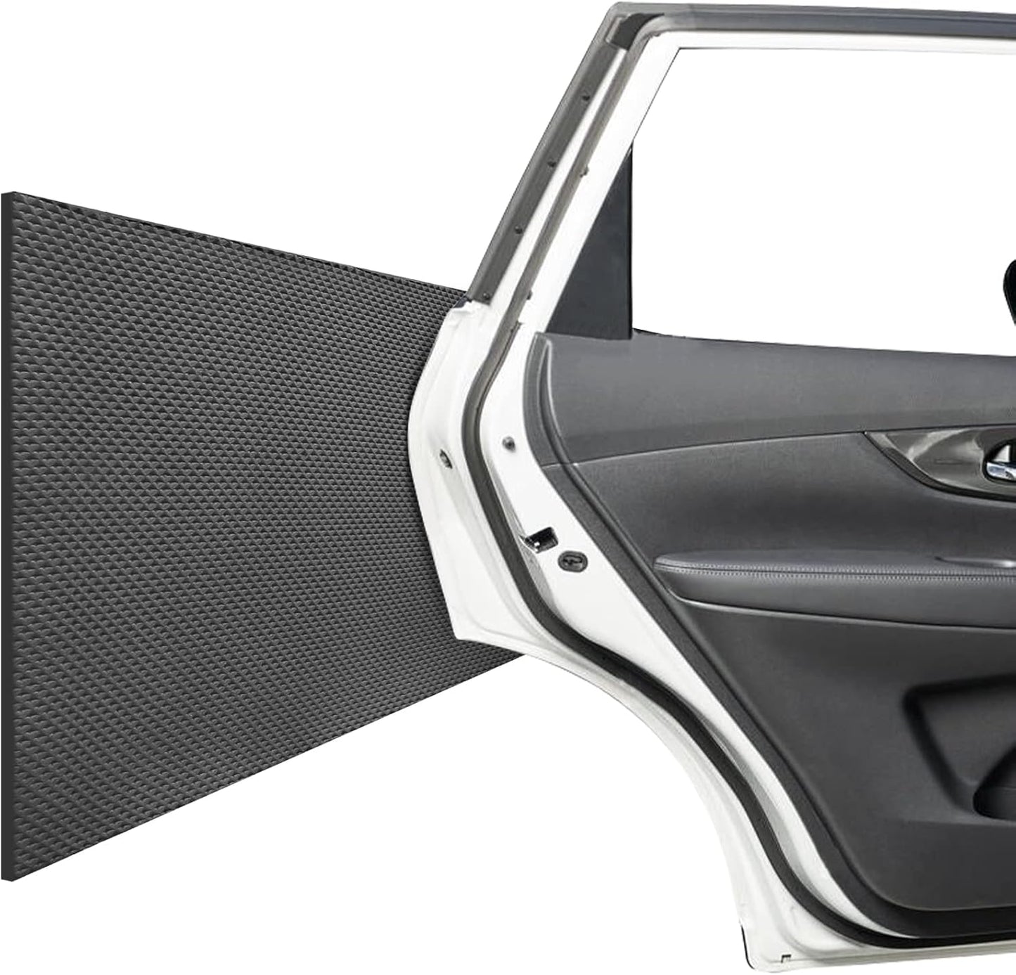 Car Door Protector Bump Body Guard,79"x 8"x 1/6" Sectional Foam Sticking Garage Wall Parking Protector Collision Avoidance Waterproof Foam Protector Wall Corner Protecting Your Car Doors (1 Pack)