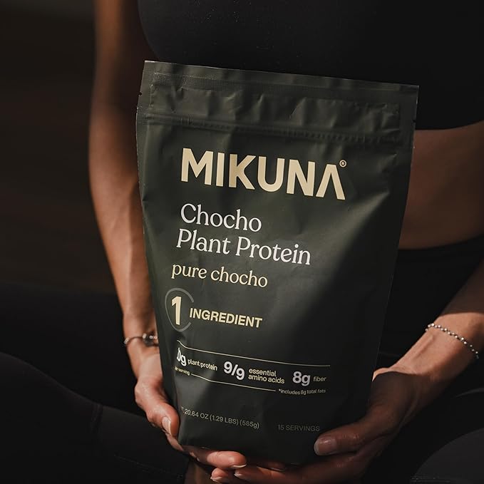 Mikuna Vegan Protein Powder (Unflavored, 15 Servings) - Plant Based Chocho Superfood Protein - Dairy Free Protein Powder Packed with Vitamins, Minerals & Fiber - Gluten, Keto & Lectin-Free