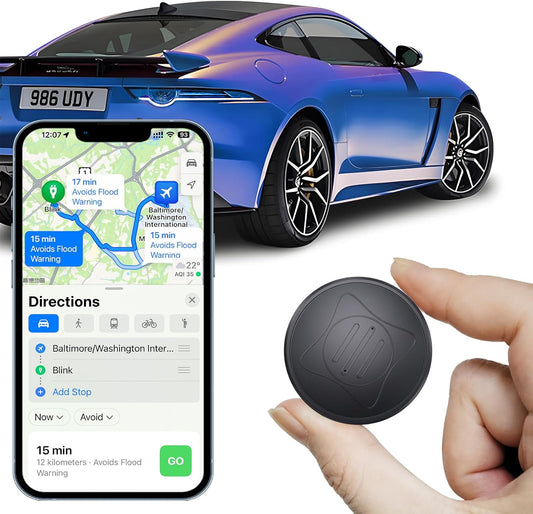 GPS Tracker for Vehicles,Car GPS Tracker Portable Real Time Magnetic GPS Tracking Device, Full Global Coverage Location Tracker for Car,kids,dogs,Trucks/Person. No Subscription Required/No Monthly Fee