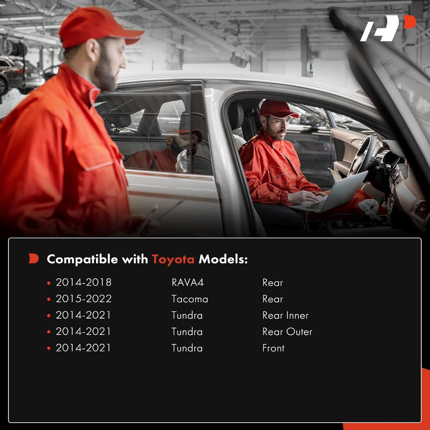 A-Premium 4-PC Reverse Backup Parking Assist Sensor Compatible with Select Toyota Models - RAV4 2014-2018, Tacoma 2015-2022, Tundra 2014-2021, Replace# 89341-0C010, 89341-0C020