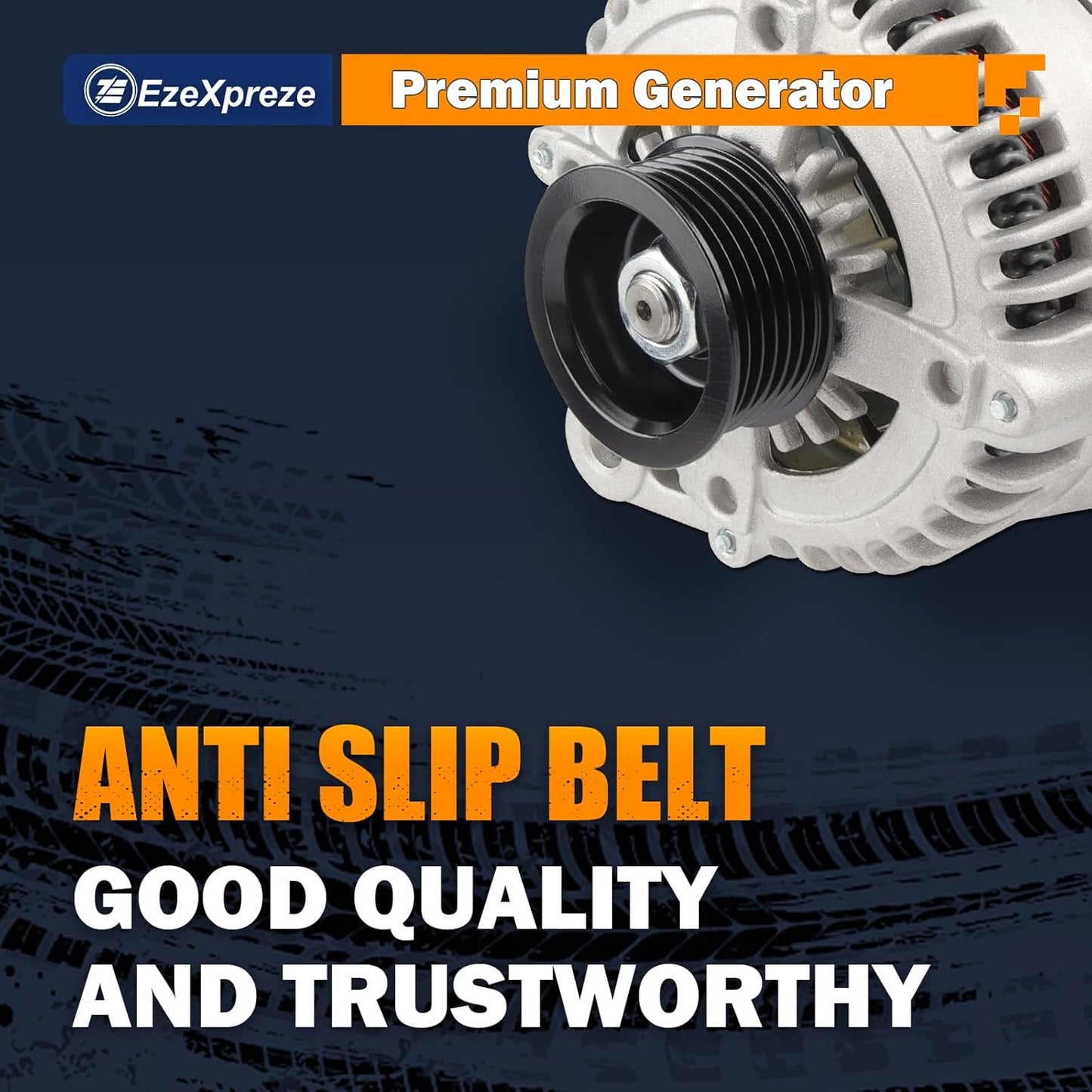 Ezexpreze 11032 New Alternator Compatible for Lexus for RX330 V6 3.3L 2004-2006 for Lexus for ES330 V6 3.3L 2004-2006, 130A High Output Alternator Replaces 104210-4180 104210-4190