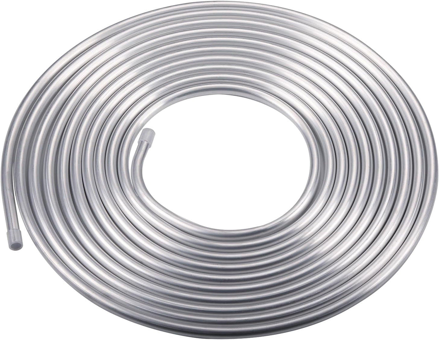 3/8" OD Aluminum Hard Fuel Line Hardline Tube Tubing Coil 10 Feet Roll