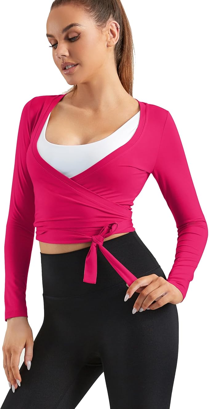 Women Tie Front Shrug Long Sleeve Bolero Cardigan Lightweight Casual Tops