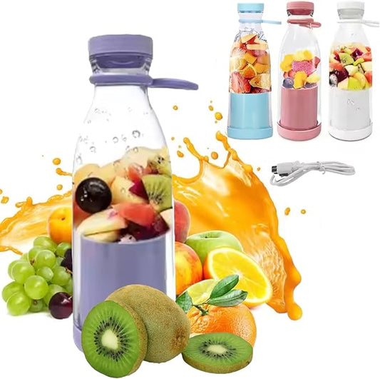 LUMAC - Portable Blender for Smoothies - Licuadora Portatil - 14oz Mini Blender for Shakes and Smoothies - Personal Blender for Shakes and Smoothies - USB Blender Portable - Shaker. (Purple), Medium