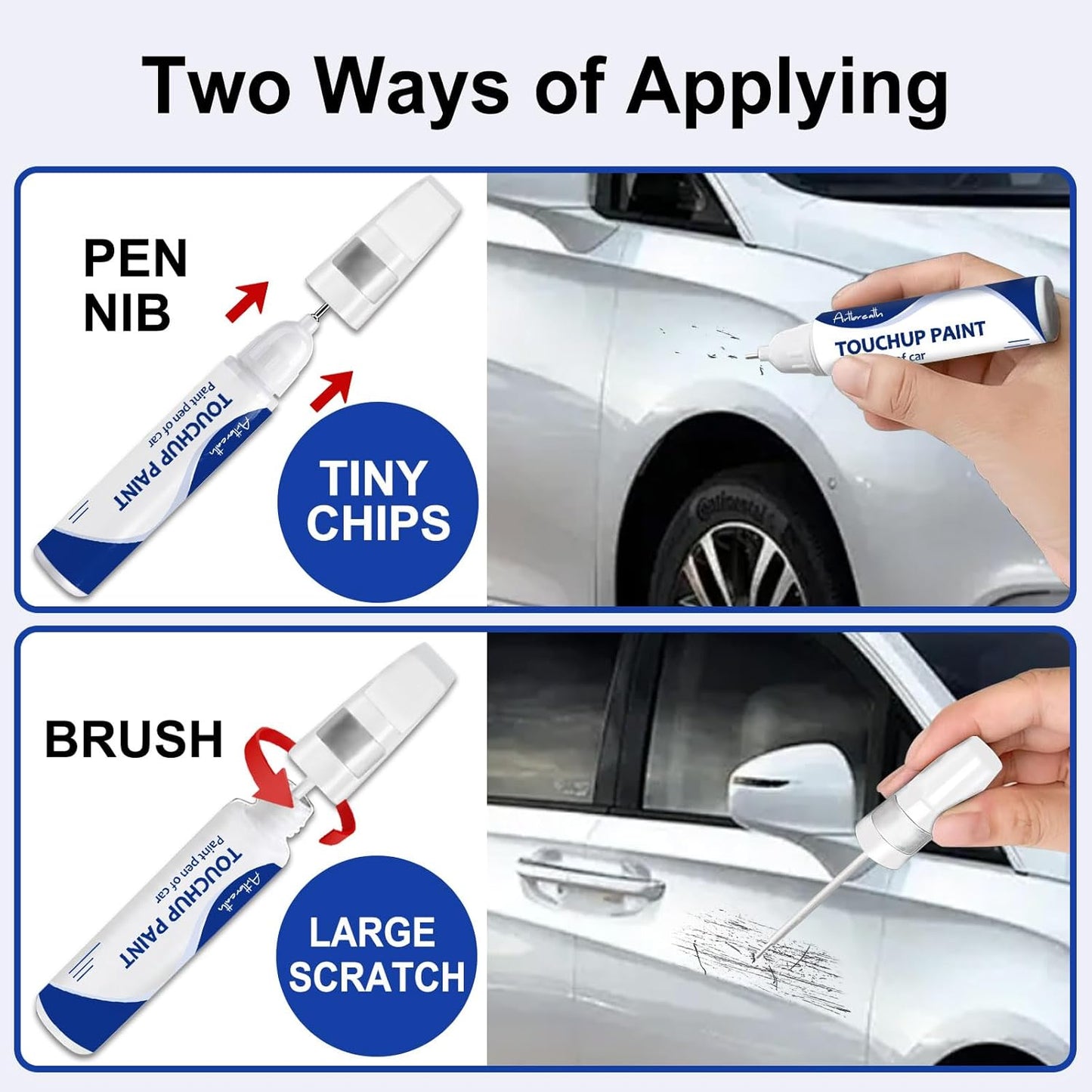 Crystal Black Pearl(NH-731P) Touch Up Paint for Honda-Exact Match–Chips and Nicks Car Paint Scratch Repair Kit Automotive Paint Pen for CR-V/CIVIC/Accord/HR-V/Pilot/Odyssey/Ridgeline/Passport