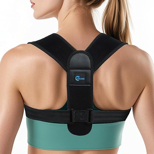 Posture Corrector for Women and Men – Adjustable Back Brace for Posture Support,Comfortable and Breathable Back Straightener for Pain Relief (Medium)