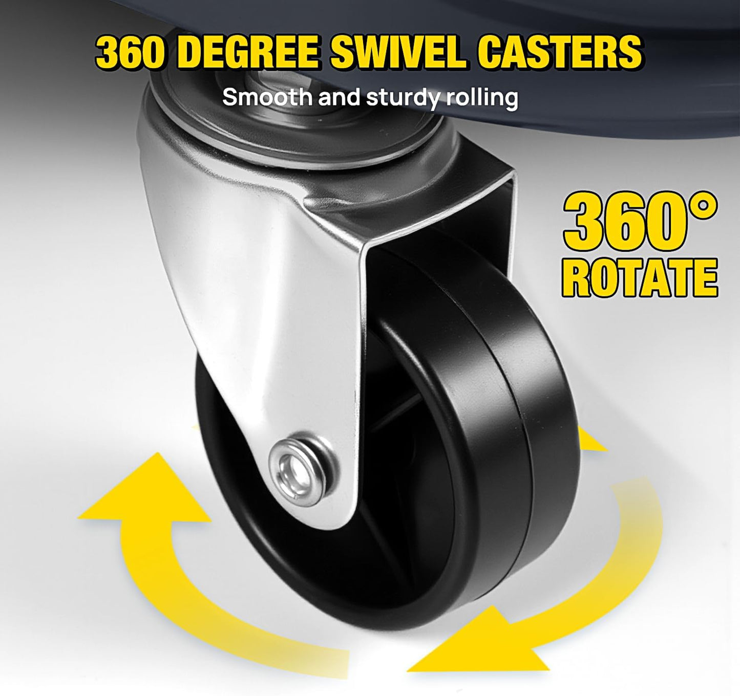 Nilight 36" Z Creeper - 2-in-1 Folding Rolling Mechanic Seat, 36 inches Adjustable Lay-Down or Sit Garage Chair, 300 lbs Capacity, Grey Black