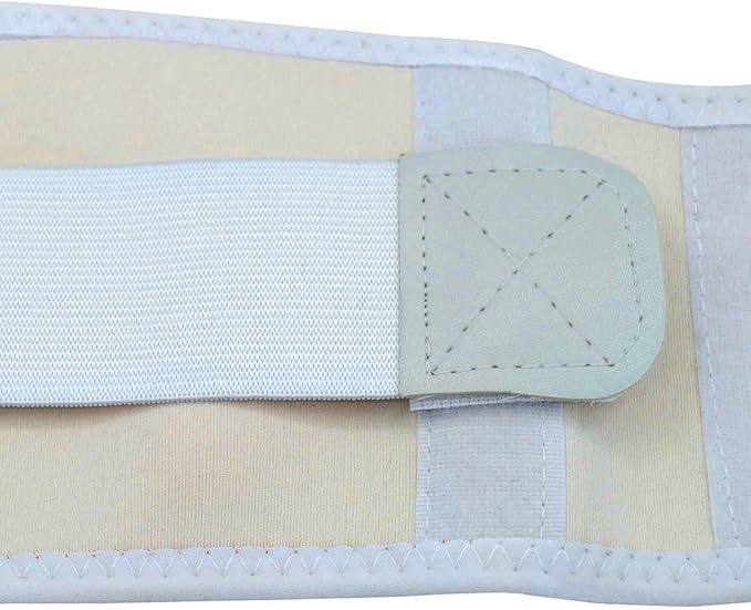 Thoracic Back Brace Posture Corrector- Magnetic Lumbar Back Support Belt-Back Pain Relief, Improve Thoracic Kyphosis, for Lower and Upper Back Pain Men & Women (White, Large)