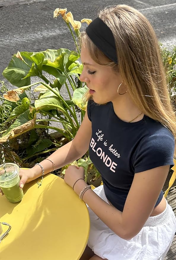 Tobeffect Black Headbands for Women Non Slip - Trendy Womens Headbands 7PCS Elastic Hair Bands for Women's Hair -Workout Sweat Head Bands Cotton Cloth Headband for Yoga Running Sport