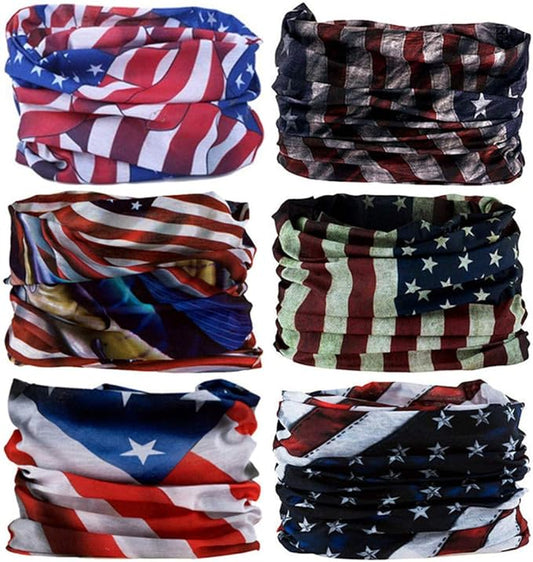 Headband Neck Gaiter Head Wrap Headwear Face Mask Magic Scarf Bandana for Men and Women