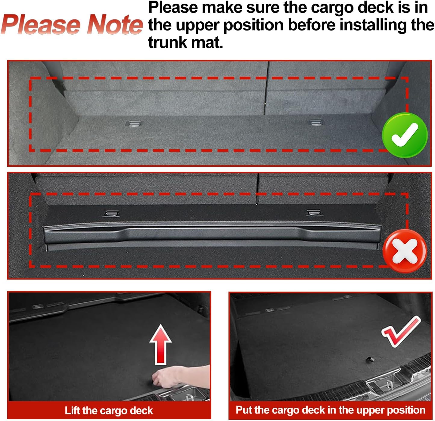 Floor Mats Fit for Honda CRV 2023 2024 2025 2026 All Models (Include Hybrid) - TTX LIGHTING CR-V All Weather Floor Liners & Cargo Liner with Backrest Mats Car Mats Accessories (Fit Upper Deck)