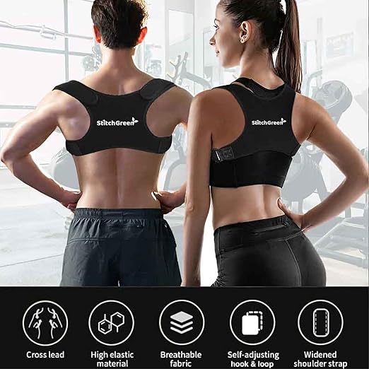 Posture Corrector for Men & Women, Breathable-Invisible Upper Back Brace Support, Posture Brace, Neck and Back Pain Relief, Shoulder Straightener, Upper Back Corrector