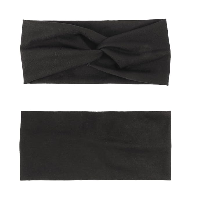 DRESHOW Headbands for Women Girls Vintage Headband Knotted Headwraps Criss Cross Hair Bands Accessories