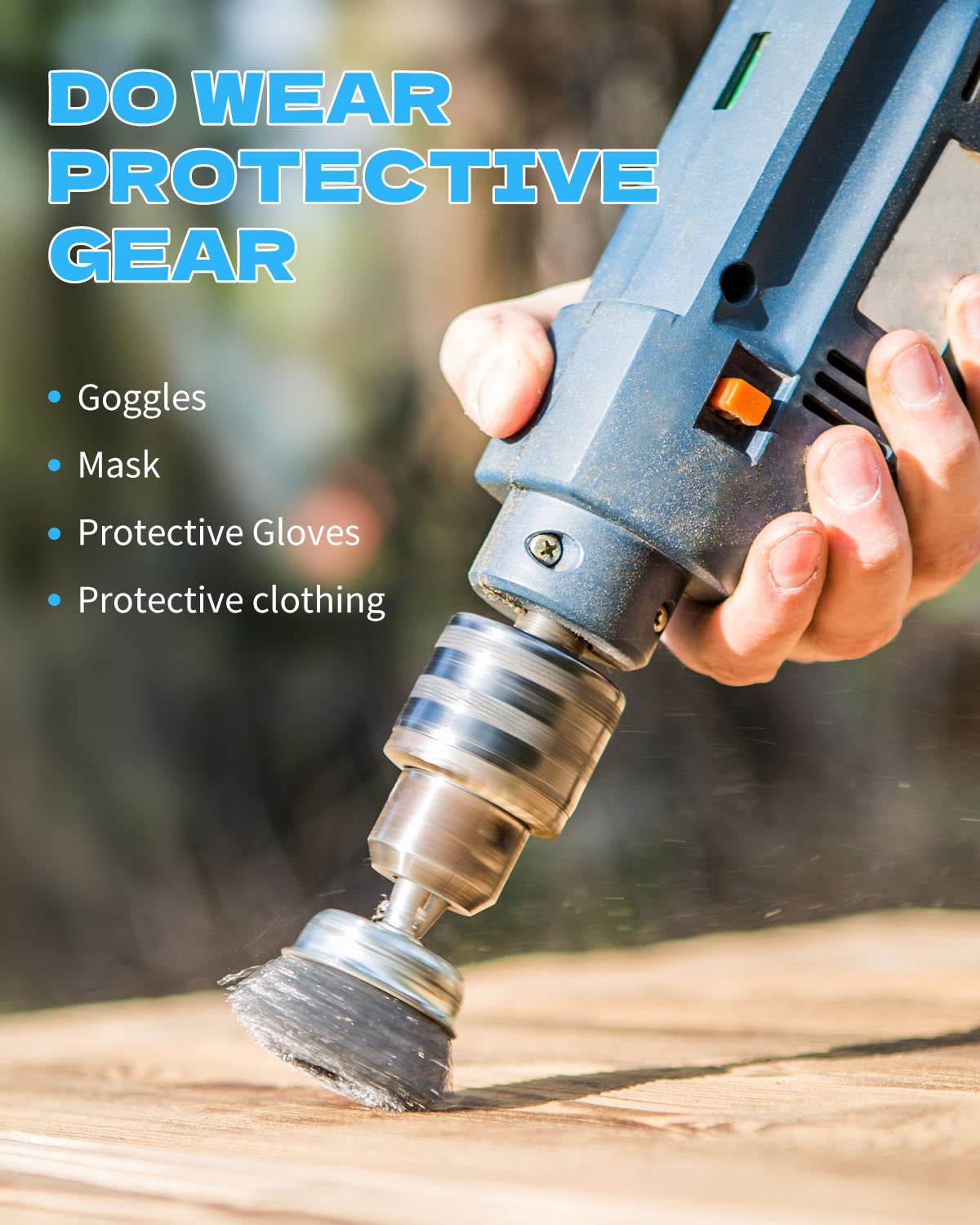 60 Pack Rocaris Carbon Steel Wire Wheel Brush Set - Cup, Wheel, and Pen Brushes With 1/4-Inch Hex Shank for Rust Removal, Corrosion and Scrub Surfaces