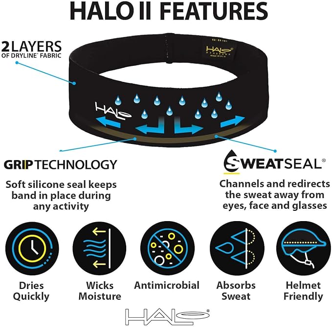 Halo Headband II Sweatband Pullover for Men and Women