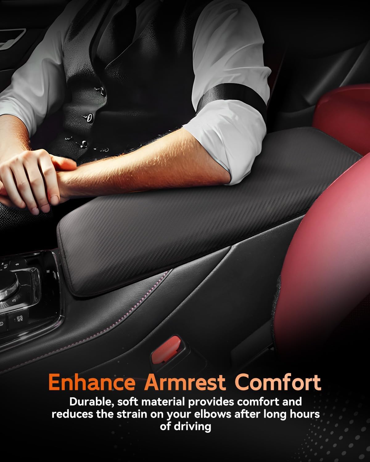 CDEFG for Mazda CX-30 2020-2025 Center Console Cover Armrest Box Cover for CX30 CX 30 2020 2021 2022 2023 2024 2025 Accessories Console Arm Rest Protector