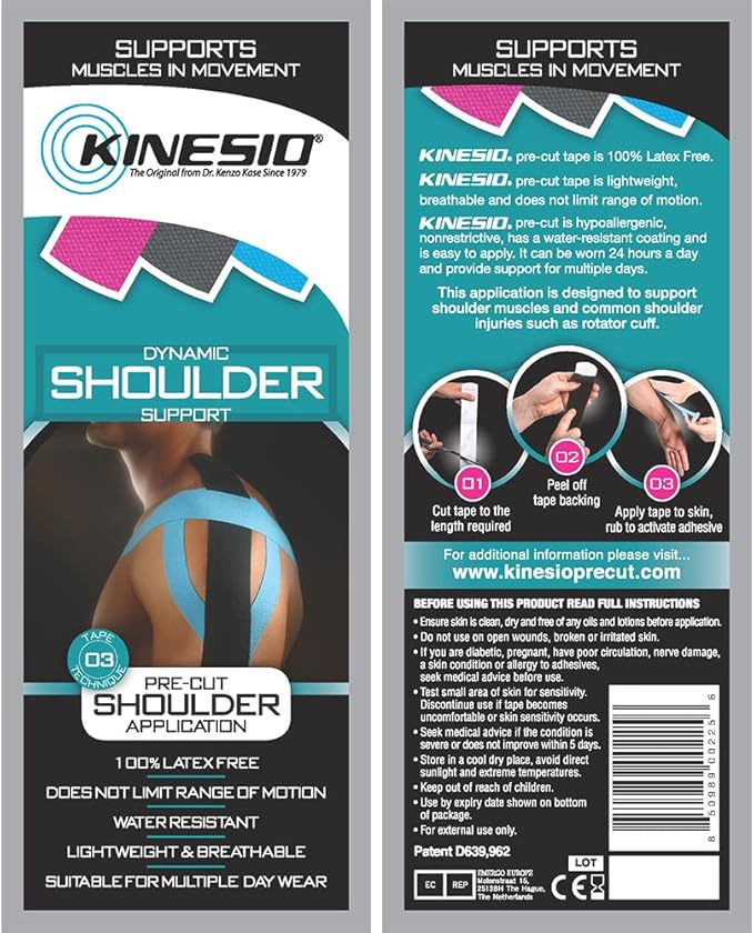 Kinesio Pre-Cut Application Neck Tape