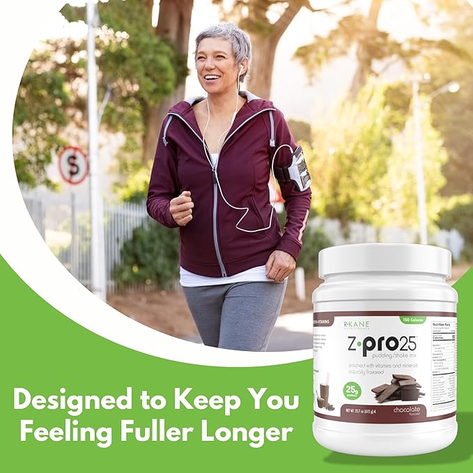 Z-Pro25 Protein Powder, 23.7 oz – 25g Casein & Whey Blend – Low-Carb, High-Protein Meal Replacement Shake – Muscle Recovery & Weight Management - 21 Vitamins & Minerals – Chocolate