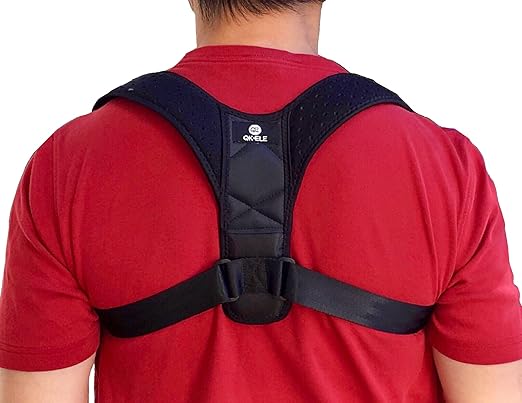 Posture Corrector Support Brace to Improve Bad Posture, Shoulder Alignment, Back Pain Relief for Men and Women (Reg 28 to 41)
