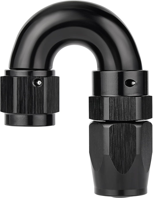 EVIL ENERGY 6AN 180 Degree One Piece Full Flow Hose End Fitting Swivel For CPE Braided Hose