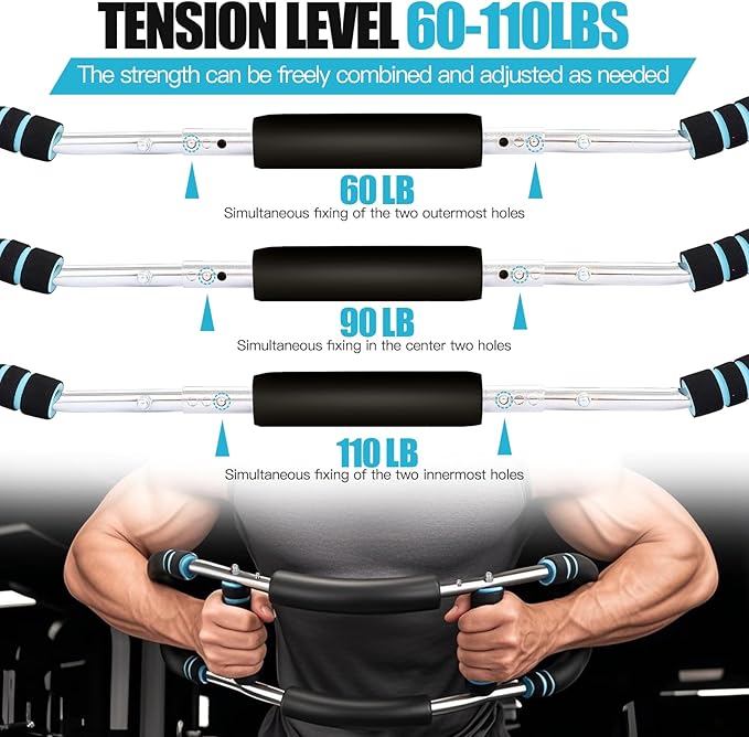 Twister Arm Trainer, Adjustable Chest Workout Equipment, Twister Arm Exerciser,Chest,Arms, Shoulders and Forearms Muscle Training Fitness Equipment