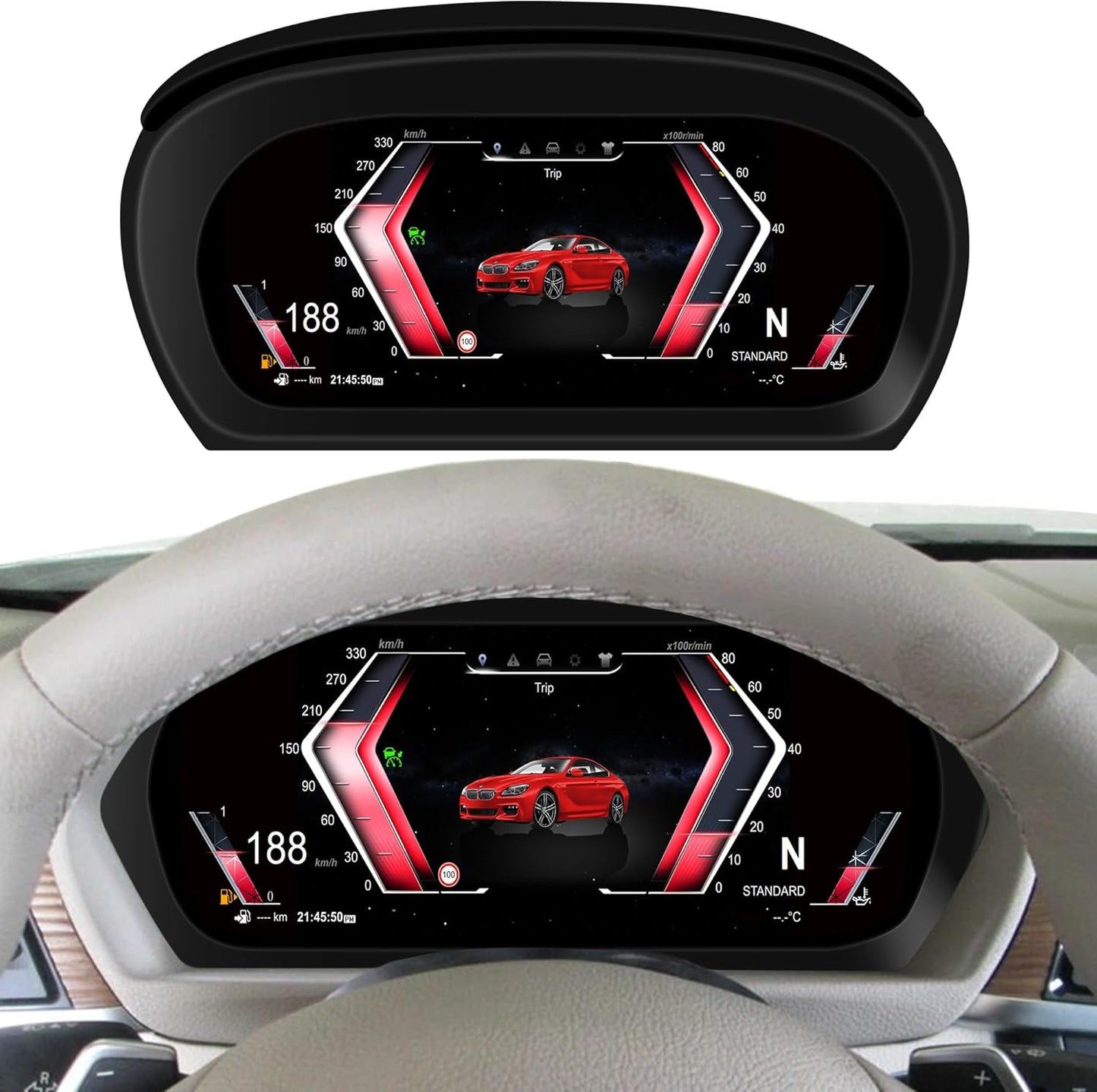 Speedometer Instrument for BMW E90 E91 E92 E93 2005-2012 CCC CIC, 10 inch Linux System Original Car Information Display Digital Cluster Dashboard Screen