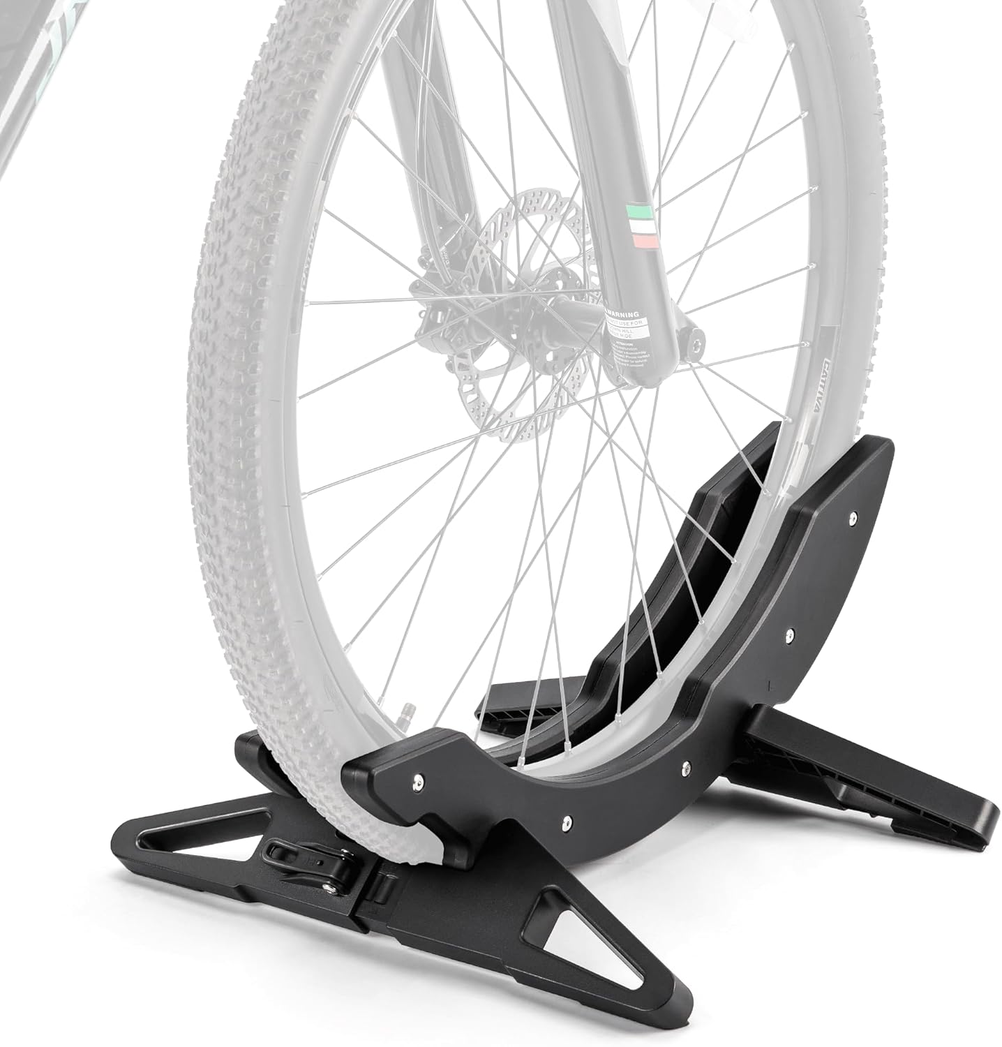 CXWXC Bike Floor Stand - Bicycle Parking Stand Fit 16"-29" Wheel, Adjustable Bike Floor Rack Stand for all 30-80mm Wide Tires