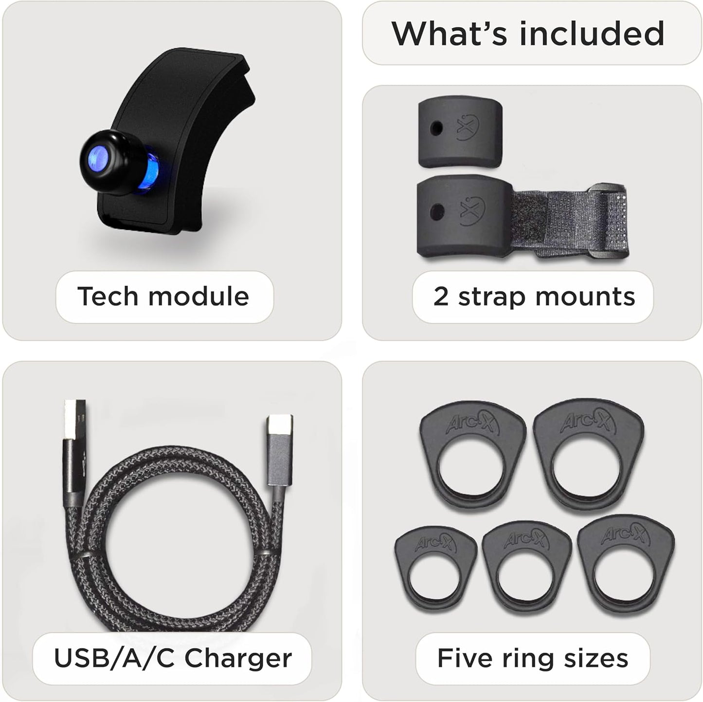 ArcX Bluetooth Smart Ring Remote Control - Waterproof, Super Light, Multi-Function Wearable Technology for The Ultimate Hands Free Control of Any Device