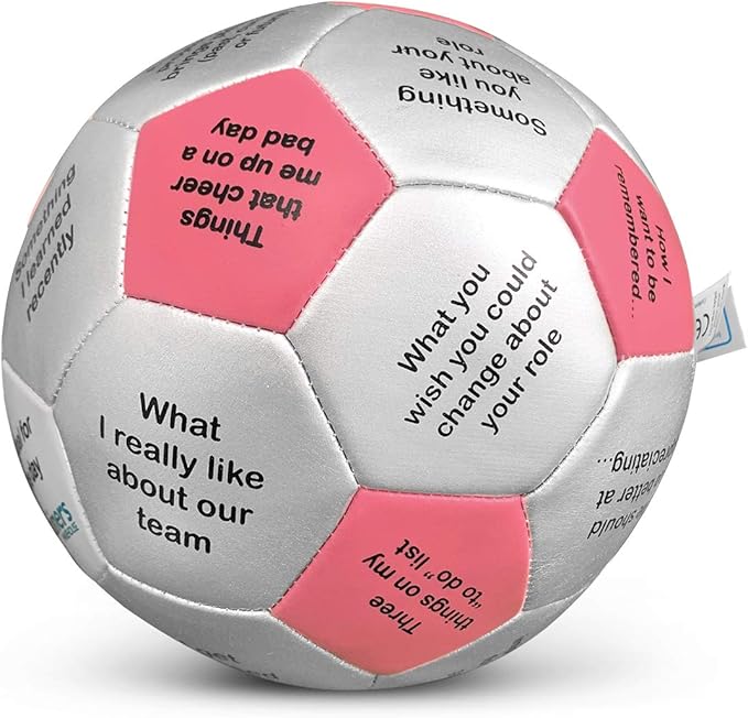 Trainers Warehouse 6" Thumball Collection, 32 Prompts for Conversation, Team Building, Relationship and Training