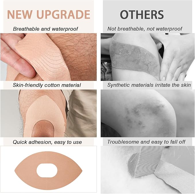 Kinesiology Tape for Knees, 10 Pcs Precut Kinesiology Tape for Knee Pain Relief & Support, Waterproof & Elastic Athletic Tape for Knee Stability, Breathable & Comfortable Knee Tape, Patent Pending