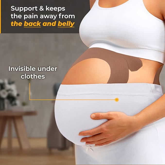 Kinesiology Tape-Incredible Support for Athletic Sports and Recovery + Free Taping Guide-Uncut 2 inch 100 feet Roll (Desert Beige (Brown) + Free Taping Guide, Pack of 1)