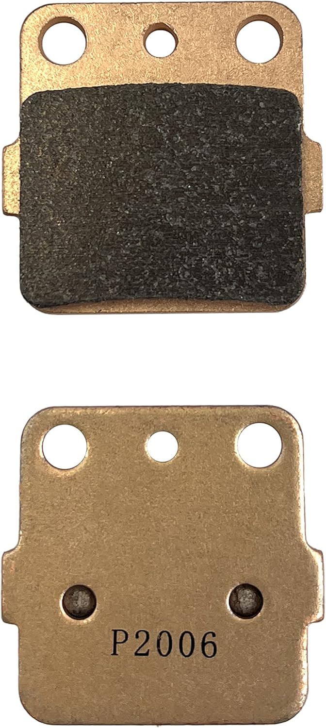 Demon Powersports Rear Sintered Brake Pads (1985-86)(2002-03)(2005-06)(2008-15) Compatible with Honda/Yamaha/ArcticCat/SuzukiATC/Grizzly/Quadsport/Raptor/DVX/TRX, High Density Metallic Grip