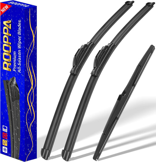 3 wipers Replacement for 2010-2015 Lexus RX450h/2010-2015 Lexus RX350, Windshield Wiper Blades Original Equipment Replacement - 26"/22"/16" (Set of 3) U/J HOOK