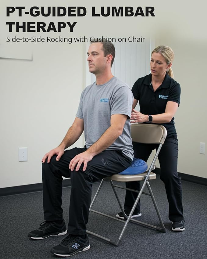 Trideer Wobble Cushion with Inflation Pump - Wiggle Seat for Sensory Kids(Multiple Colors), Balance Disc (Extra Thick)