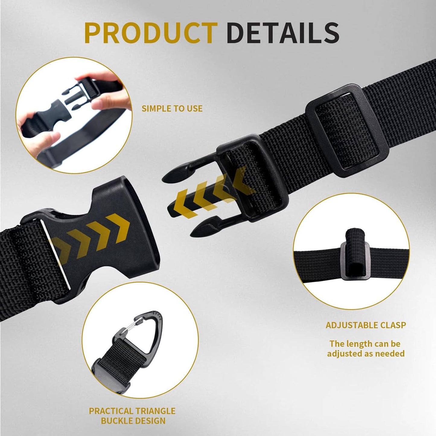 14 Pack 17 Inch Adjustable Extension Cord Holder Organizer with Triangle Buckle Heavy Duty Cable Organizer Versatile Tools Storage Strap Holder for Garage Storage Organization Supplies