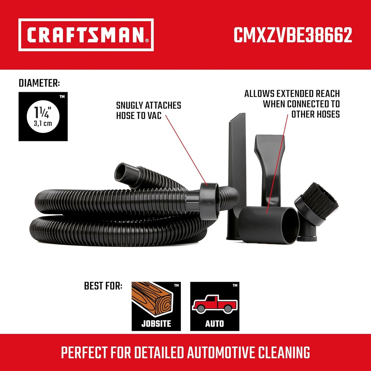 CRAFTSMAN CMXEVBE17590 9 Gallon 4.25 Peak HP Wet Dry Vac, Portable Shop Vacuum Wet and Dry with Filter, Dust Bag, Hose, Car Cleaning Kit and Micro Cleaning Kit for Home and Garage Cleaning