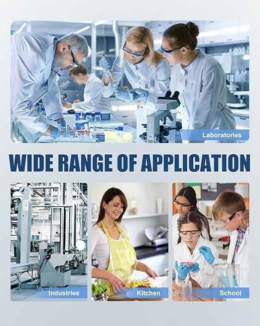 GOYOJO Digital Analytical Balance and Lab Scale, 5000g Capacity, 0.01g Precision, Stainless Steel, Multi-Unit (g/oz/ct/lb) for Jewelry, Kitchen, and Lab – Reliable, Accurate, Easy to Use, Black Panel